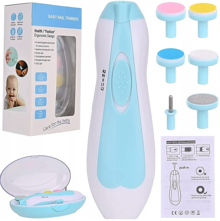 Pilniczek Polerka Trymer Do Paznokci Dla Niemowląt Zestaw Do Obcinania