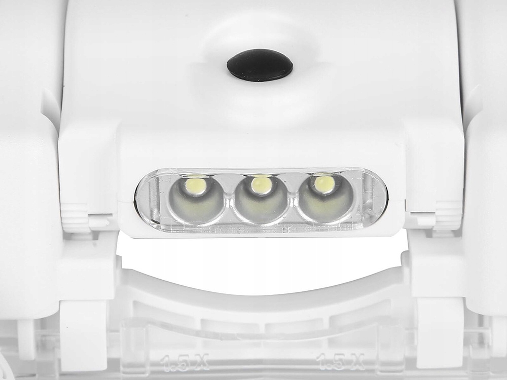 Okulary Powiększające Lupa Nagłowna Czołowa Regulowana Soczewki Led Zestaw