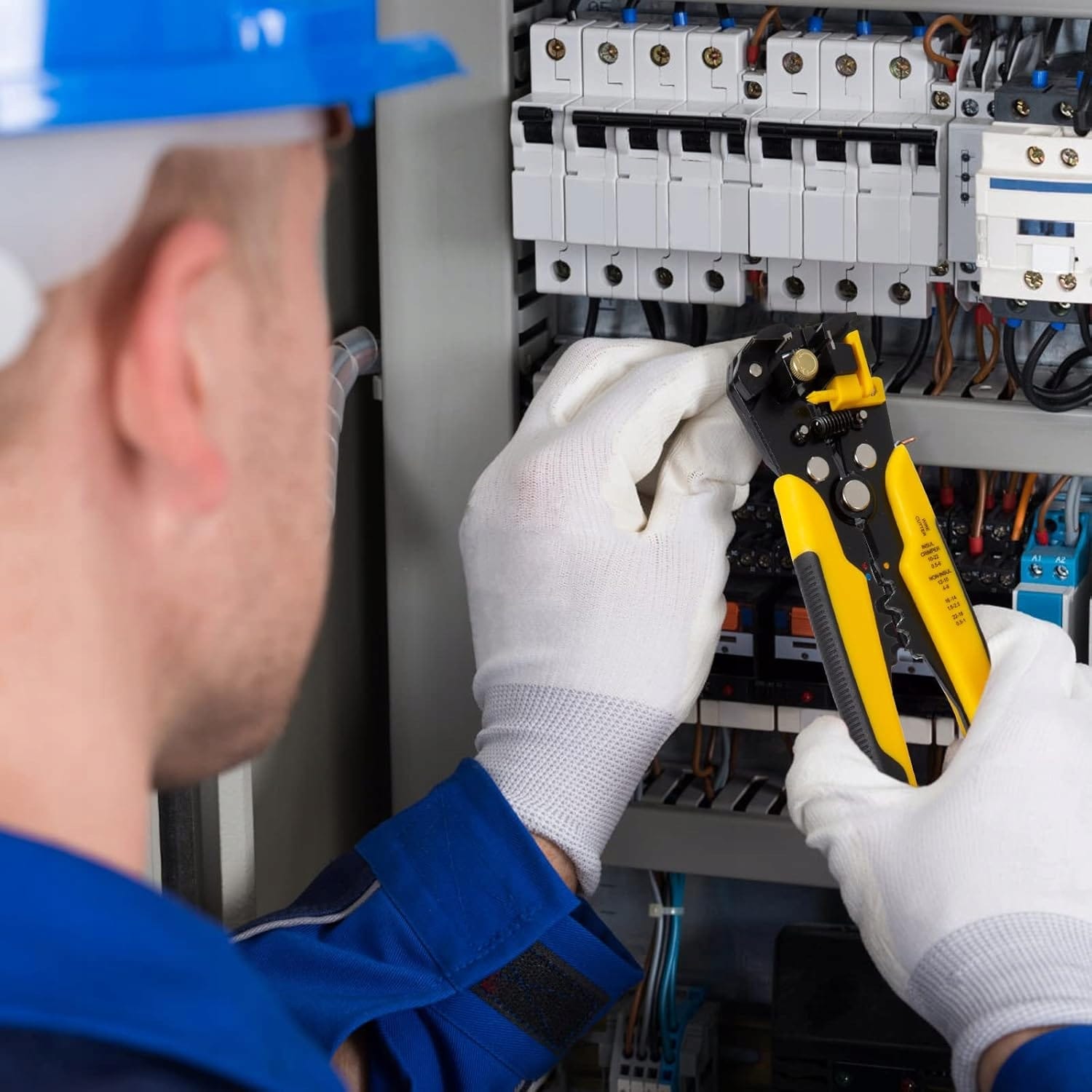 Ściągacz Izolacji Automatyczne Szczypce Do Kabli Przewodów Zaciskarka 3w1