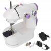 Domowa Przenośna Mini Maszyna Do Szycia Podświetlenie Led + Akcesoria Pedał