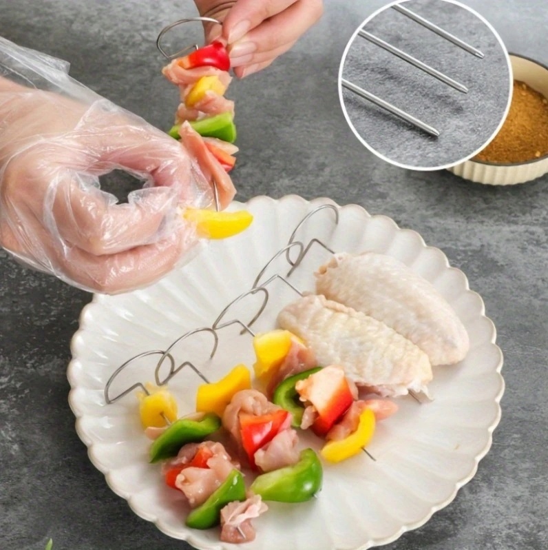 10x Szpikulce Do Szaszłyków Udek Air Fryer Frytkownicy Grillowania 10 Sztuk