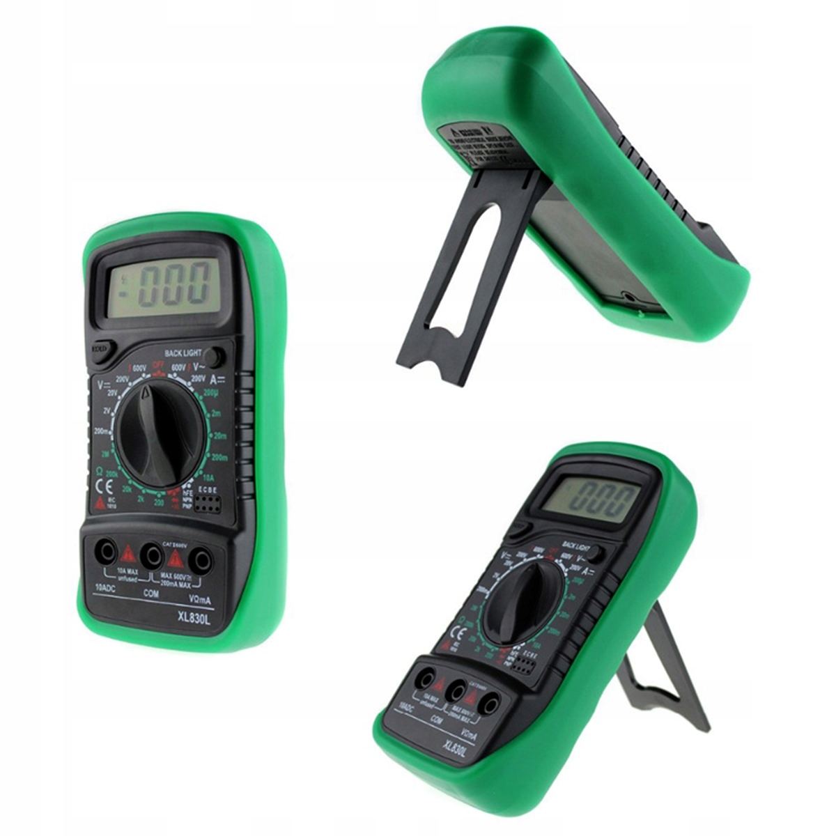Cyfrowy Multimetr Miernik Prądu Lcd Xl830l 2 Sondy