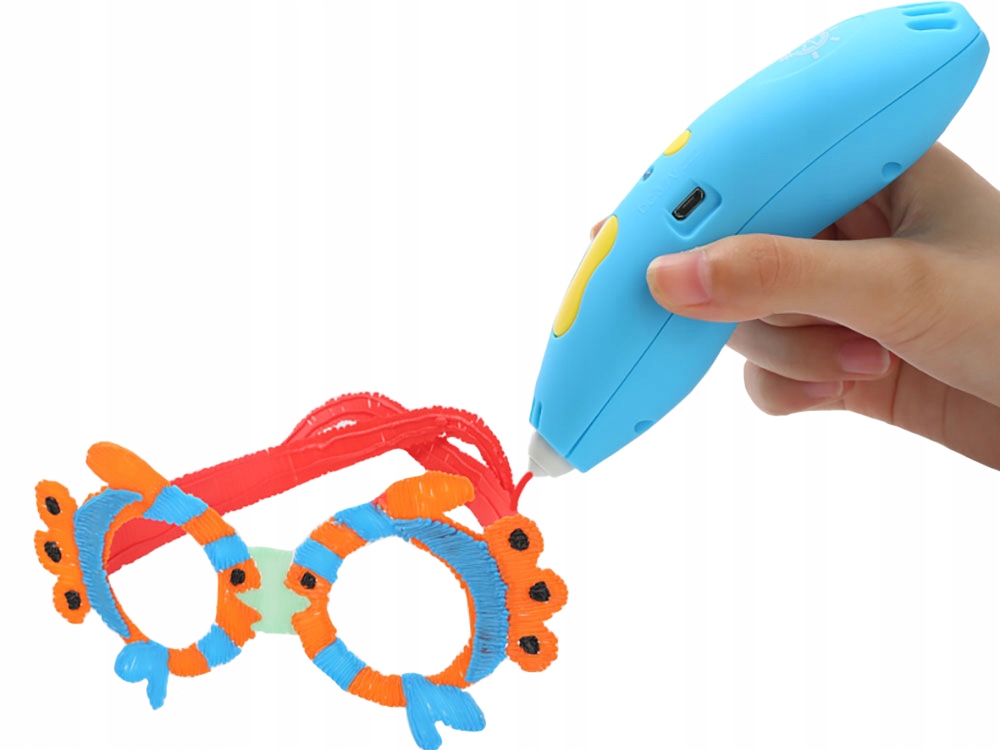 Wkłady Pla Długopis 3d Pen Duży Zestaw 20x Filamenty 20m = 400m Kol 1,75mm