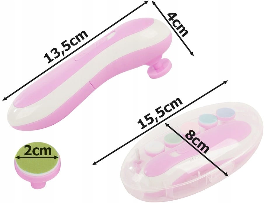 Pilniczek Polerka Trymer Do Paznokci Dla Niemowląt Zestaw Do Obcinania