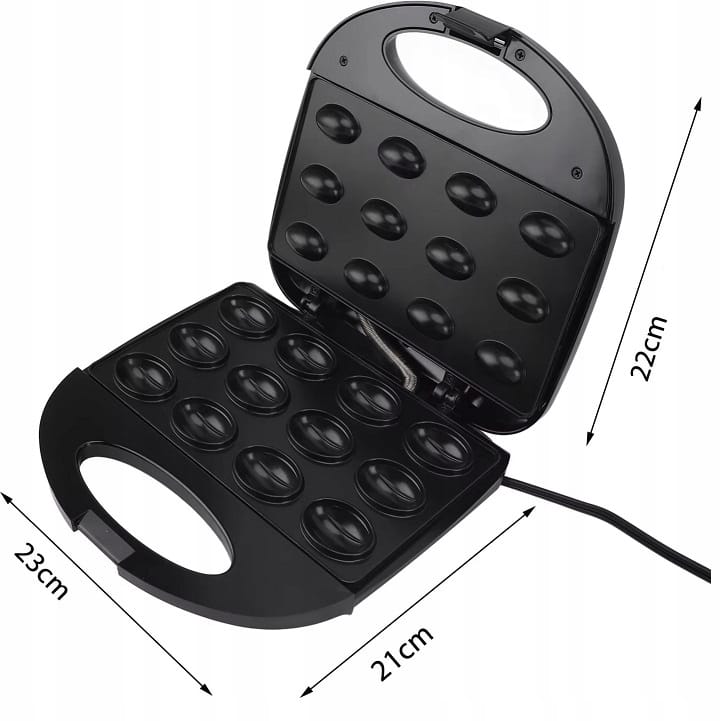 image-9713.jpeg Opiekacz Elektryczny Do Orzeszków Włoskichciastek Orzechów Wypiekacz Forma