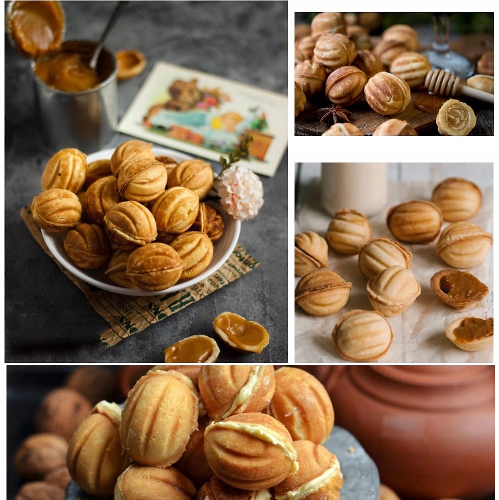 image-9717.jpeg Opiekacz Elektryczny Do Orzeszków Włoskichciastek Orzechów Wypiekacz Forma