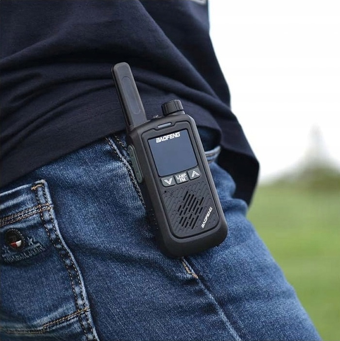 2x Krótkofalówka Baofeng Bft17 Walkie Talkie Duża Moc Zestaw Latarka