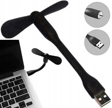 image-9736.jpeg Wiatraczek Wentylator Mini Silikonowy Do Laptopa Powerbank Usb