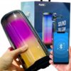 Głośnik Bezprzewodowy Przenośny Bluetooth Boombox USB AUX Radio LED Mp3