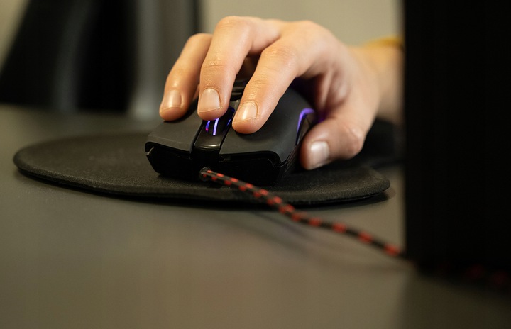 Myszka Dla Graczy Mysz Gamingowa Led 1200-7200 Dpi Mysz Przewodowa