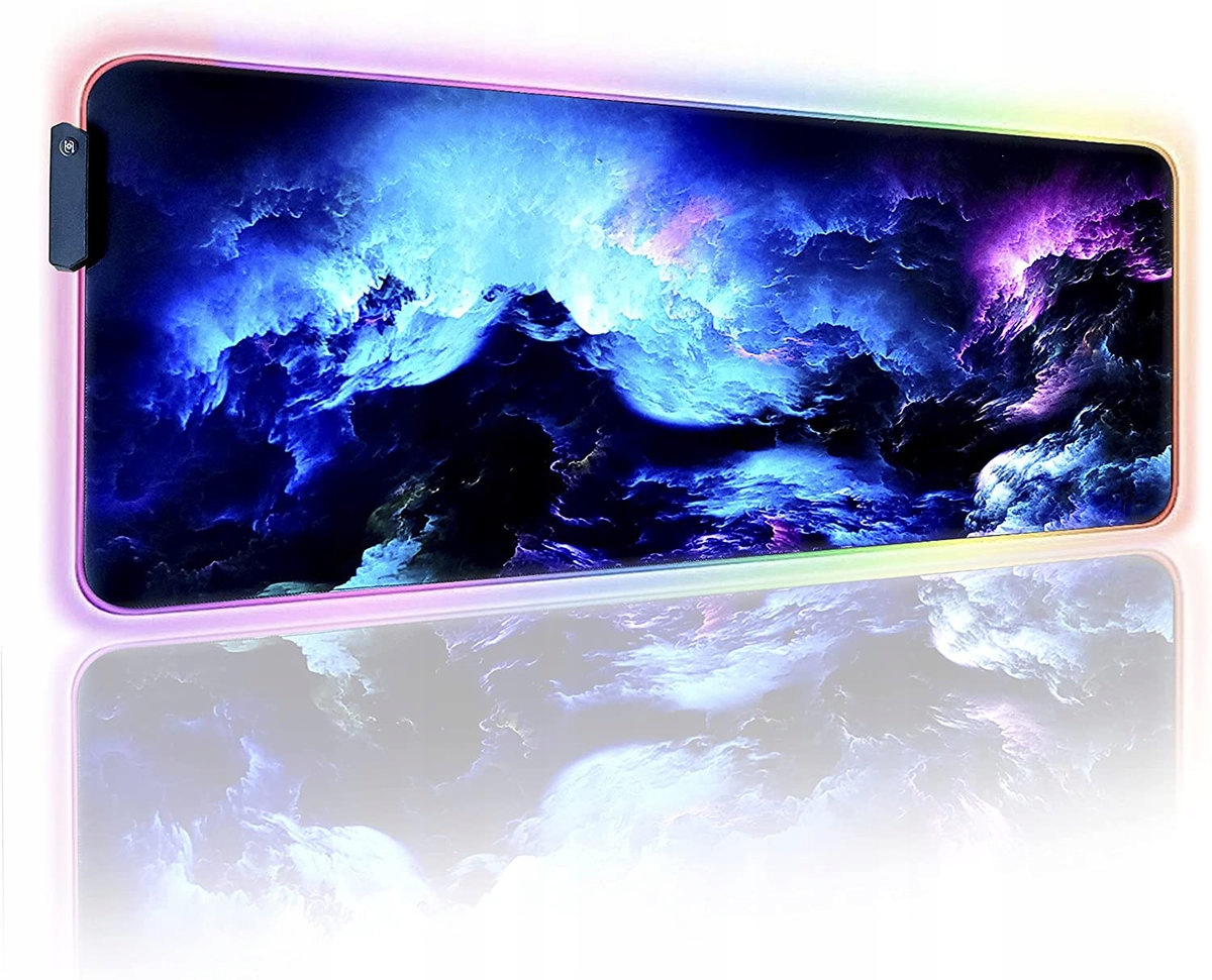 Duża Gamingowa Podkładka Pod Myszkę Rgb Xxl Podświetlana Led Mata Na Biurko