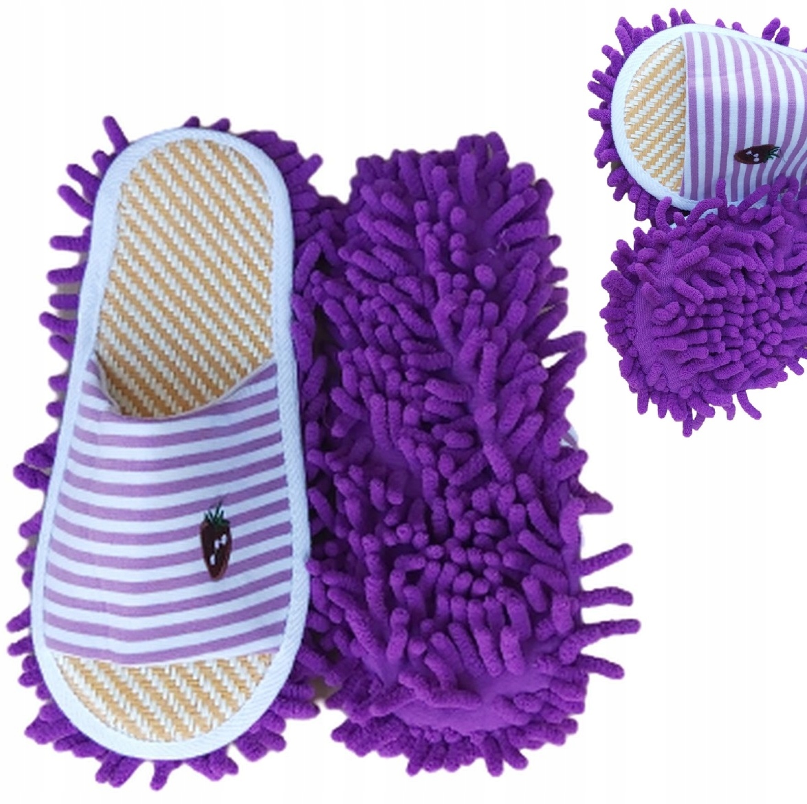 Klapki Kapcie Z Mikrofibry Do Mycia Podłogi