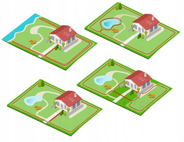 Pastuch Dla Psa Psów Elektryczny Ogrodzenie Kojec Obroża Kojec Regulacja