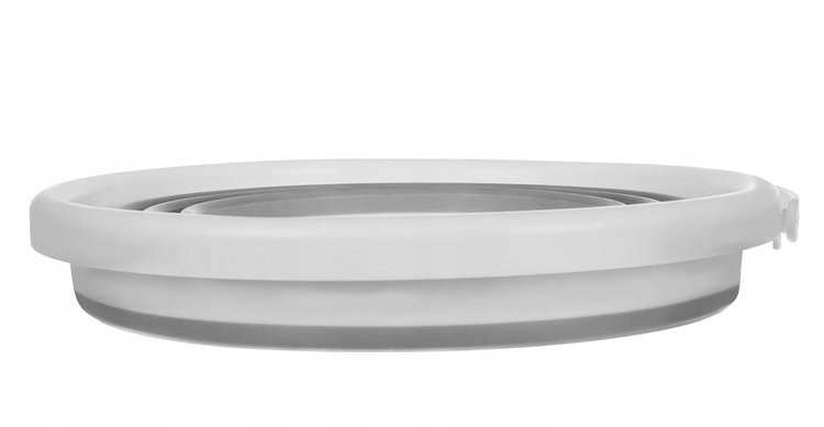 Składane Wiadro Silikonowe Wiaderko 10 Litrów Turystyczne Na Biwak Ryby