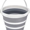 Składane Wiadro Silikonowe Wiaderko 10 Litrów Turystyczne Na Biwak Ryby