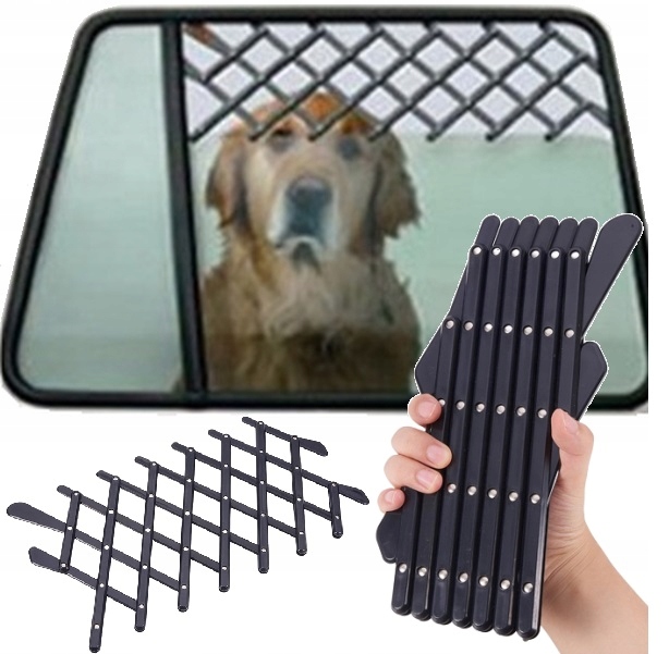 Kratka Wentylacyjna Do Okna Samochodu Auta Składana Dla Psa Kota