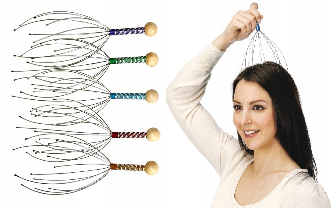 Ajurwedyjski Masażer Głowy Masaż Skóry Drapak